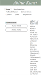 Mobile Screenshot of abitur-kunst.de